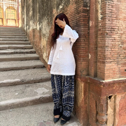 Khwab-e-Ajrak - Premium Collection - White