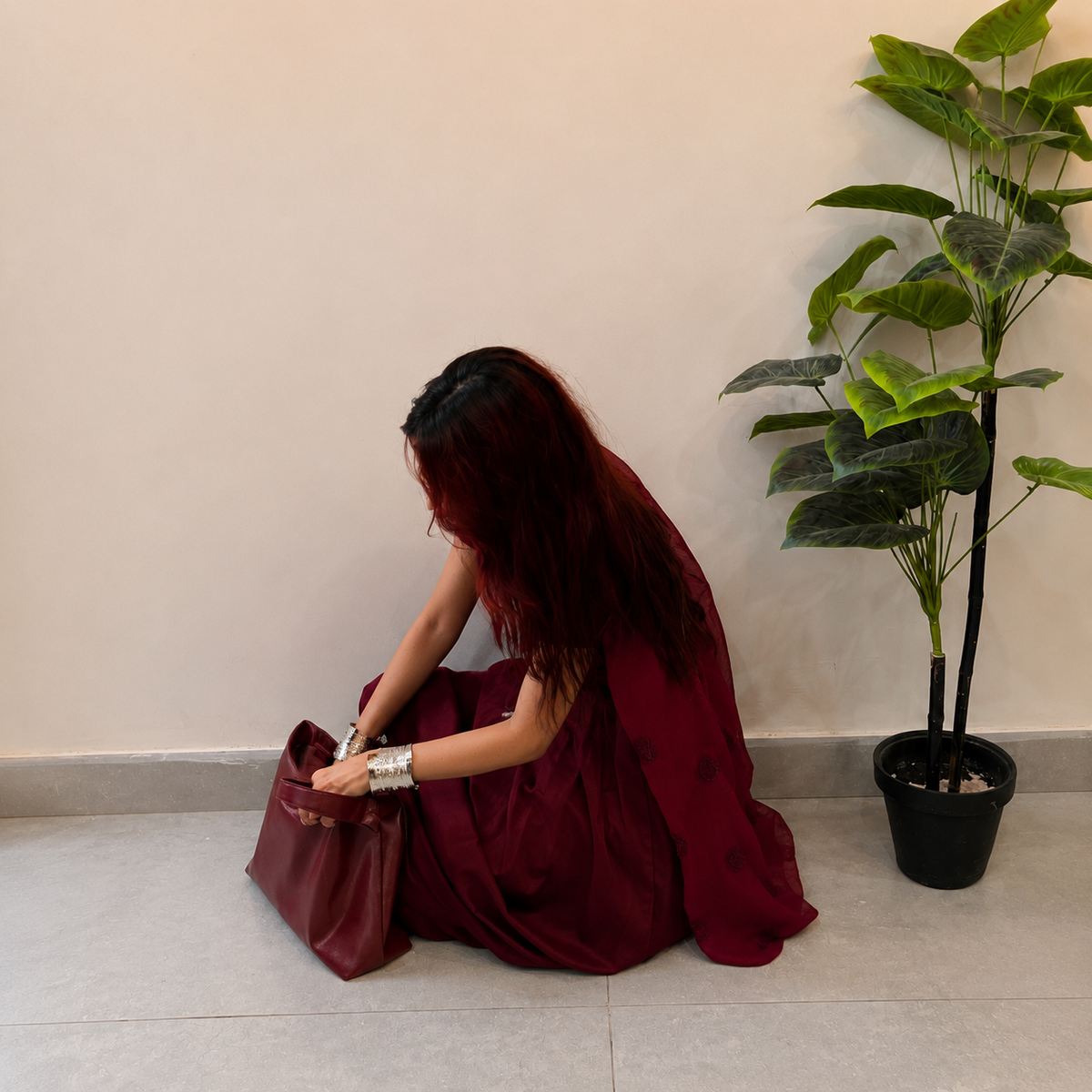 Gulnaar — A Maroon Khuwaab - Premium Collection