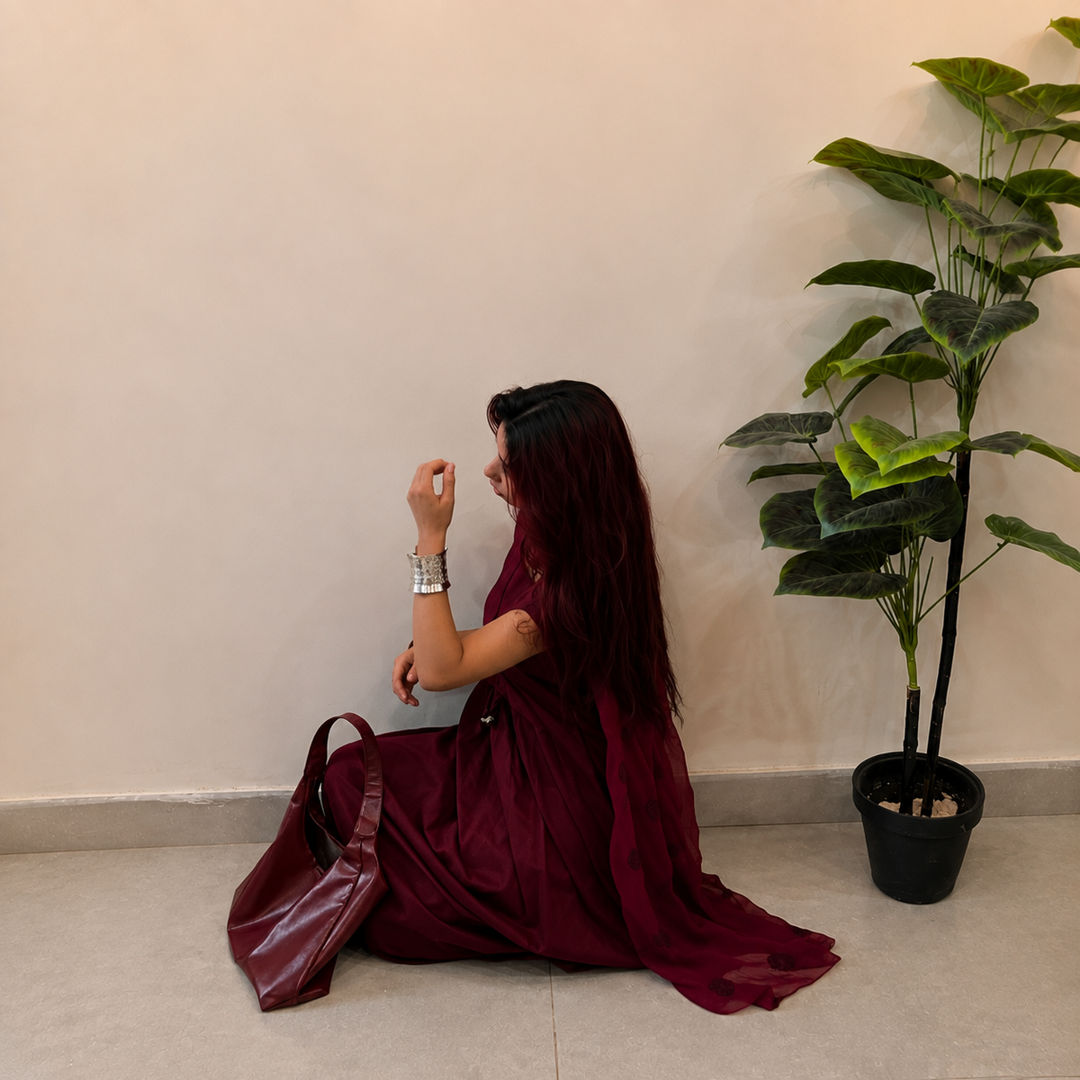 Gulnaar — A Maroon Khuwaab - Premium Collection