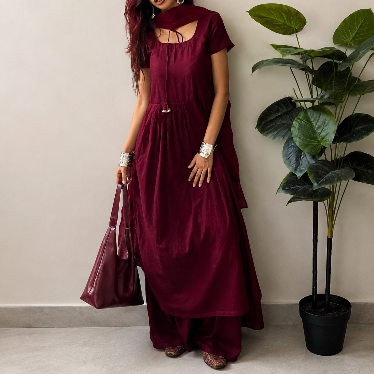 Gulnaar — A Maroon Khuwaab - Premium Collection