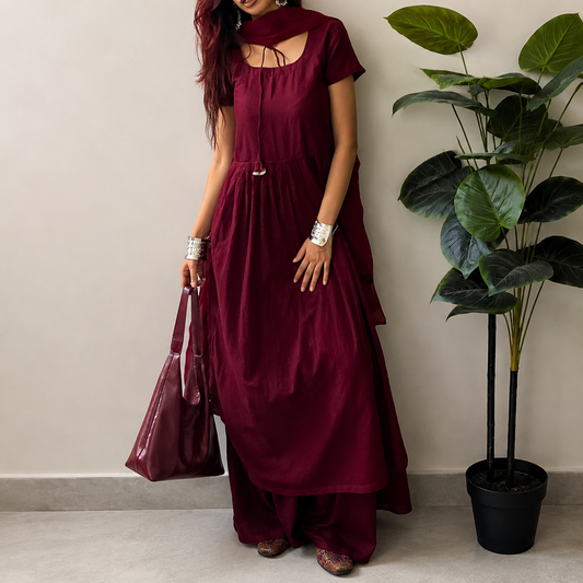 Gulnaar — A Maroon Khuwaab - Premium Collection