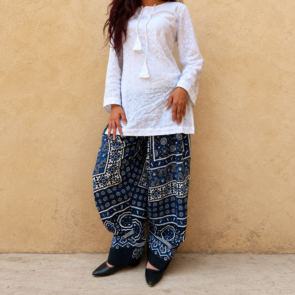 Khwab-e-Ajrak - Premium Collection - White
