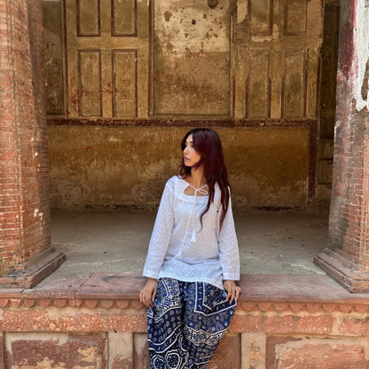 Khwab-e-Ajrak - Premium Collection - White
